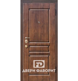 Дверь с МДФ под дерево